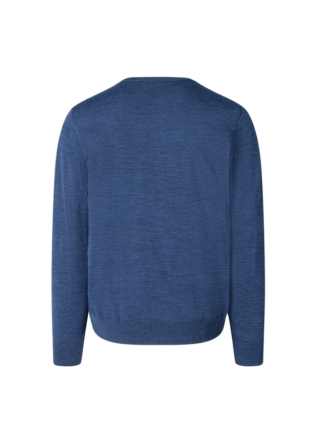Maerz Pullover V-Ausschnitt 1/1 Arm 380 Blauw