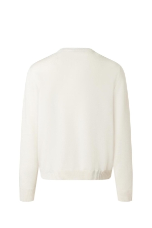 Maerz Pullover Rundhals 1/1 Arm 110 Off White