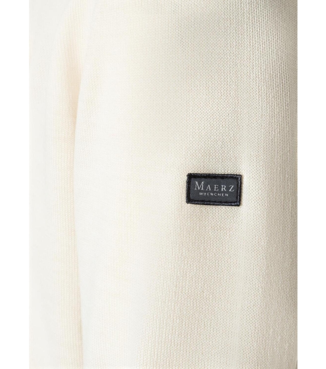 Maerz Pullover Rundhals 1/1 Arm 110 Off White