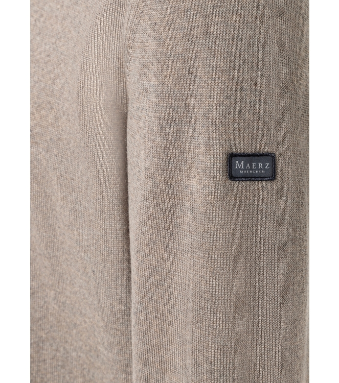 Maerz Pullover Rundhals 1/1 Arm 169 taupe