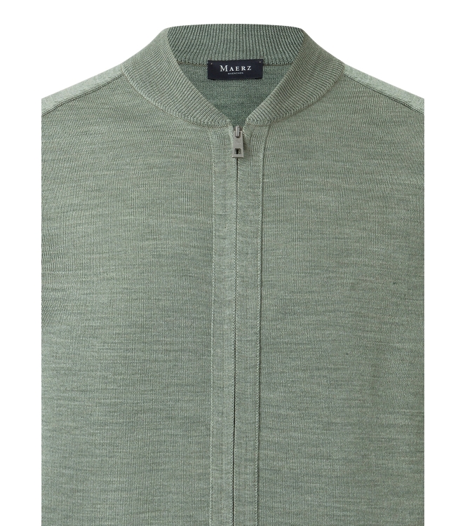 Maerz Strickjacke Zip 1/1 Arm