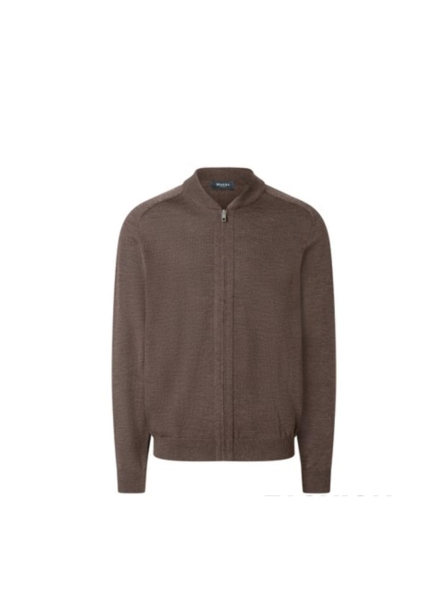 Maerz Strickjacke Zip 1/1 Arm 181