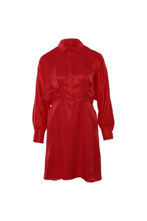 Liu Jo Viscose Satin Dress Barby