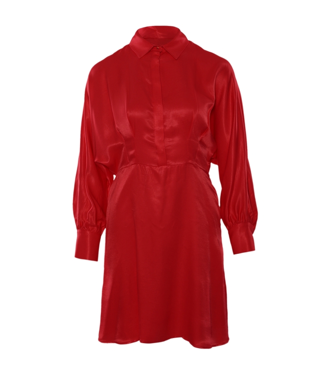 Liu Jo Viscose Satin Dress Barby