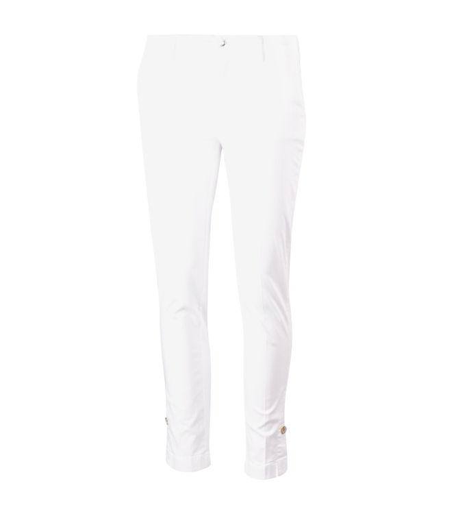 Liu Jo B.Up Color Raso Stretch Pants Bianco Ottico