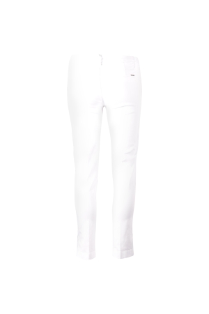 Liu Jo B.Up Color Raso Stretch Pants Bianco Ottico