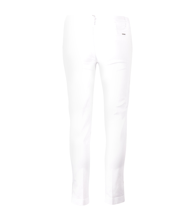 Liu Jo B.Up Color Raso Stretch Pants Bianco Ottico