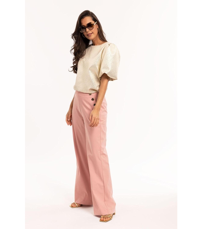 Studio Anneloes Emy bonded trousers 5501 blush