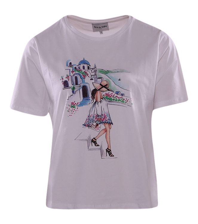 Leo en Ugo Tee Shirt Wit