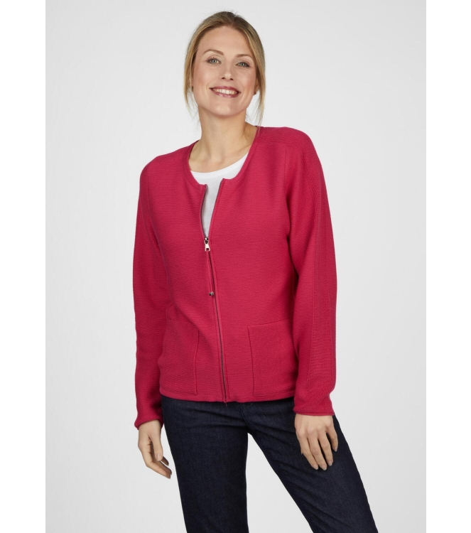 Rabe Strickjacke 1246 Hibiscus