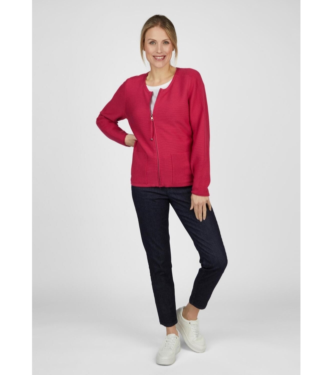 Rabe Strickjacke 1246 Hibiscus