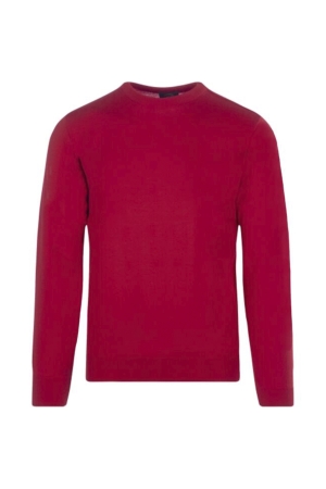 Paul and Shark  Knidded roundneck 577 rood