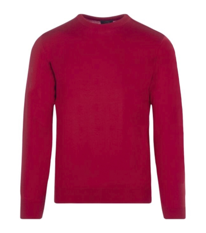 Paul and Shark  Knidded roundneck 577 rood