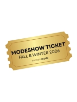 Westen Mode Modeshowkaart Kleurloos