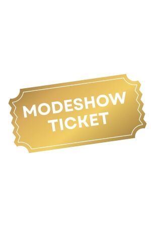 Westen Mode Modeshowkaart Kleurloos
