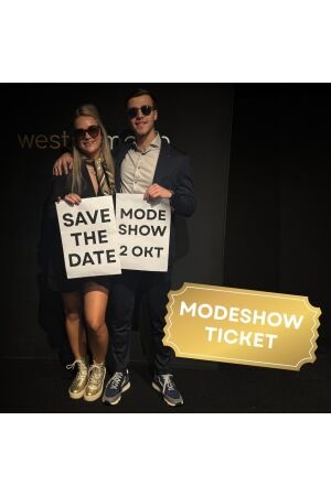 Westen Mode Modeshowkaart Kleurloos