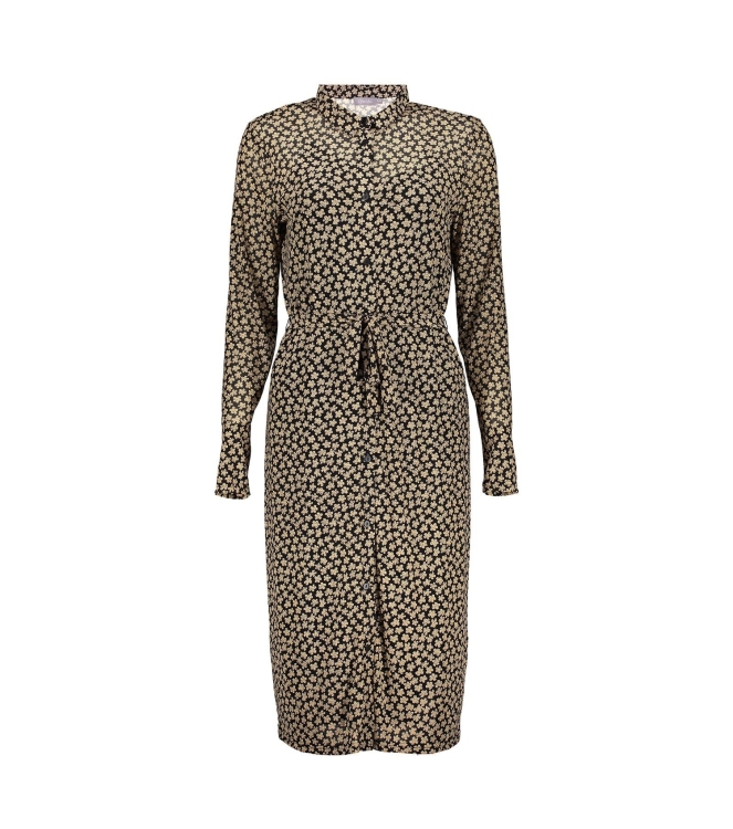 Geisha Dress mesh AOP Black