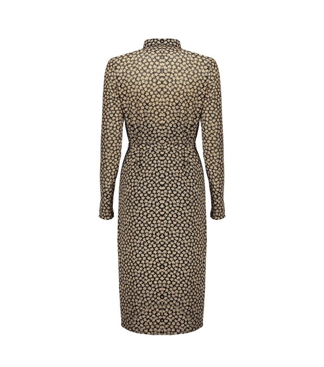 Geisha Dress mesh AOP Black