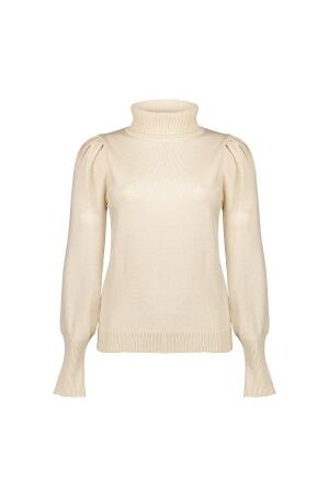 Geisha Pullover basic roll neck Light Sand