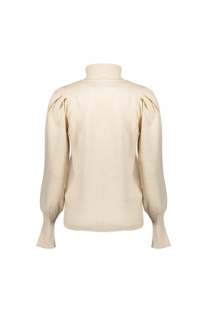 Geisha Pullover basic roll neck Light Sand
