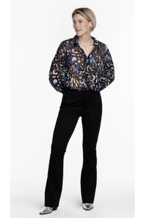 Tramontana Trousers Punta Flared Black