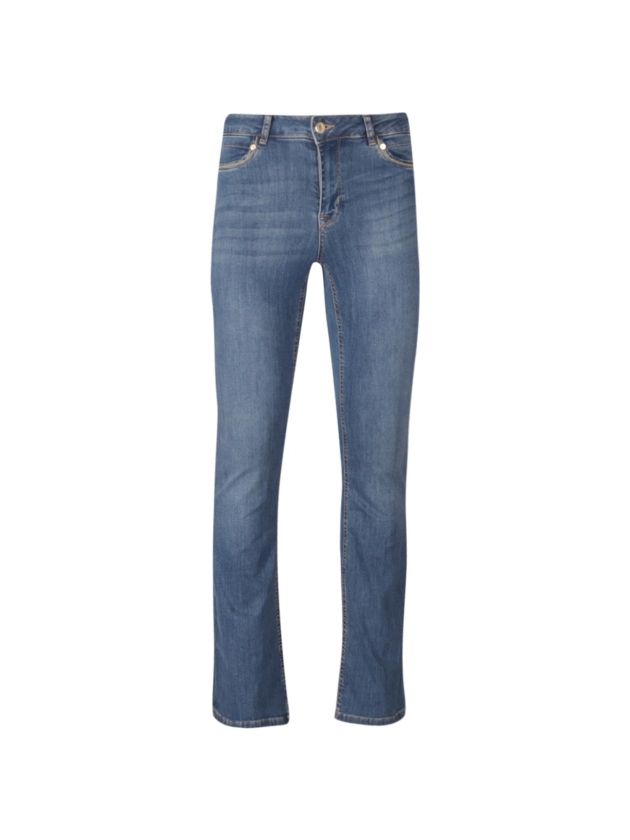 Tramontana Flared Jeans Mid Blue Denim