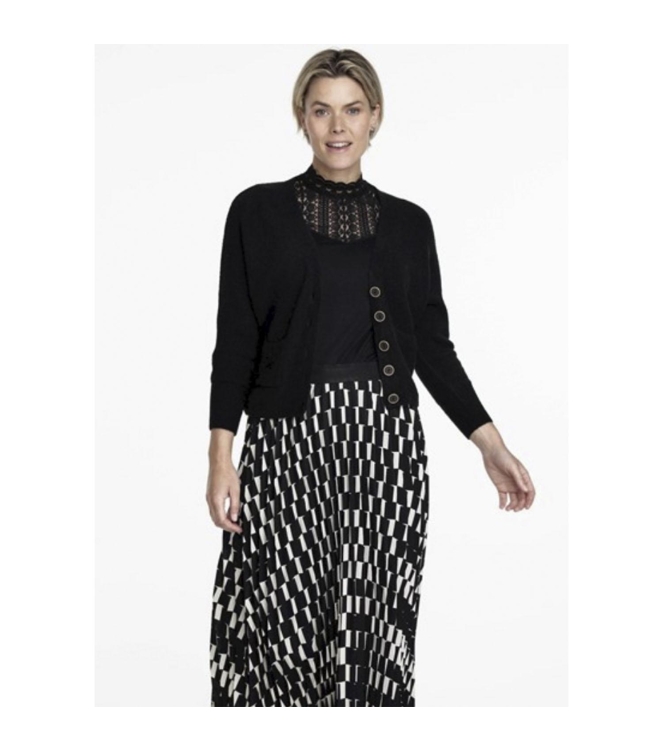 Tramontana Cardigan Batwing Black