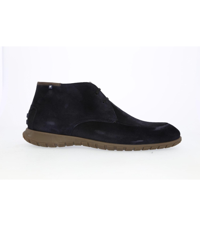 Floris van Bommel Floris Casual DarkBlue Suede Dark Blue