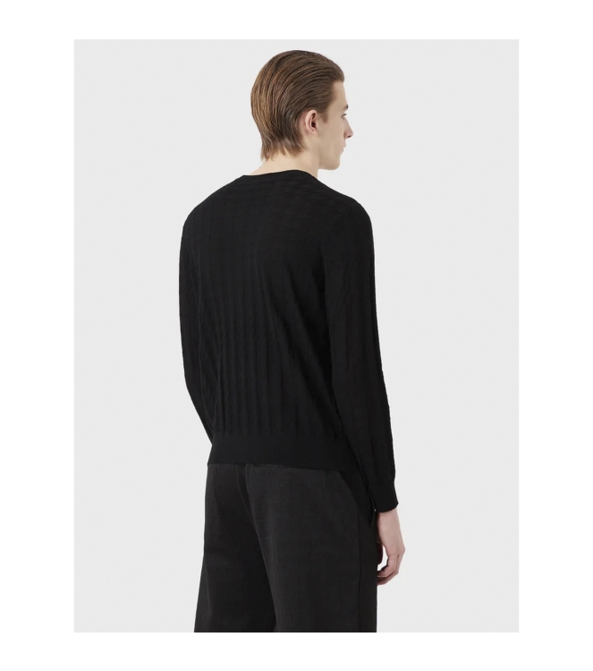 Emporio Armani Knitted Pullover 0920 Blu Navy