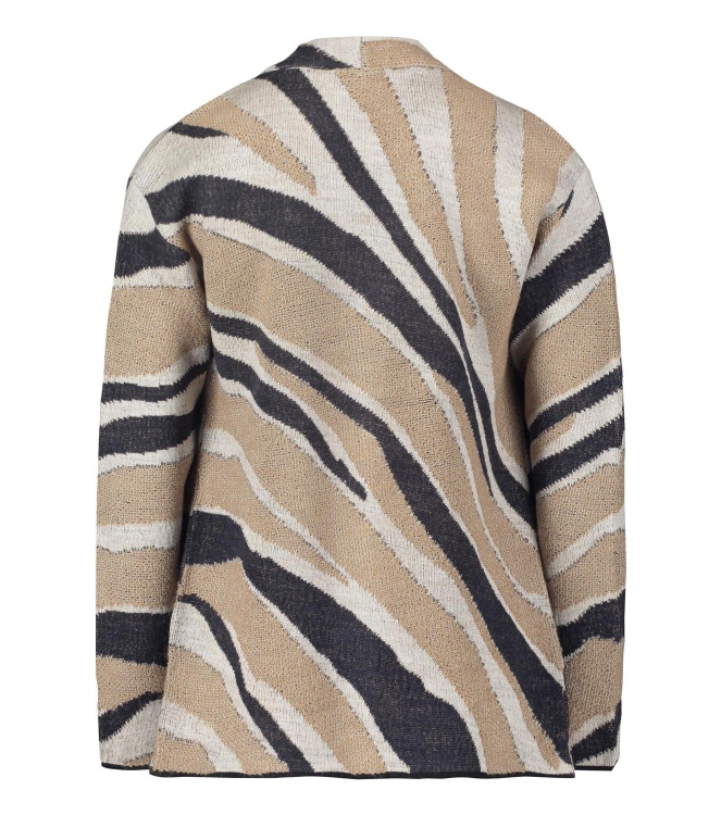 Betty Barclay Strickjacke Kurz 1/1 Arm 7983 - patch beige/darkblue