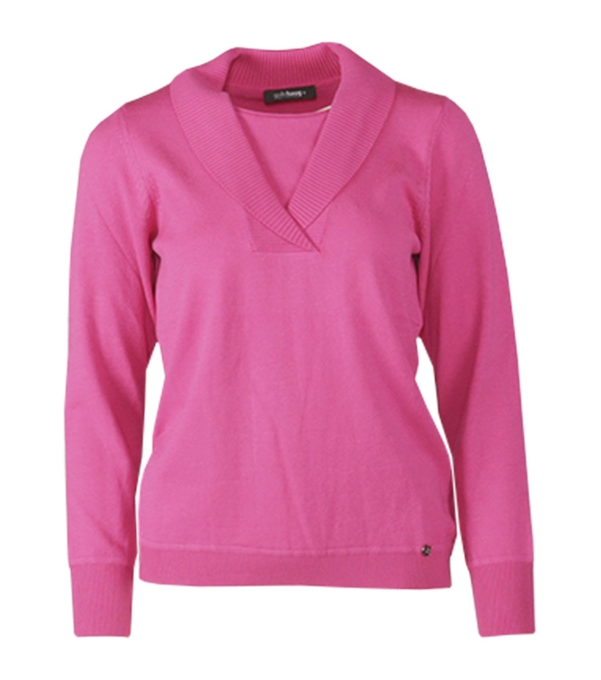 Golle Haug Pullover LOS 1/1 Arm 0444 fuchsia