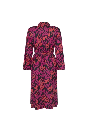 Zoso Splendour Printed Dress 0008/0138 Navy/Magenta