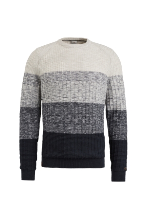 Cast Iron Crewneck casual stripe crewneck 5287 Dark Saphire