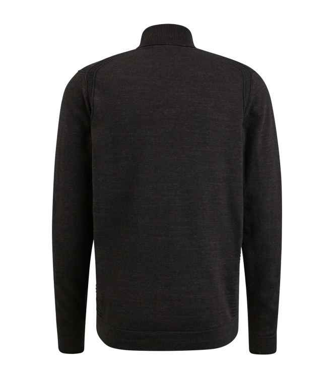 Cast Iron Turtleneck cotton heather plated 9067 Jet Black