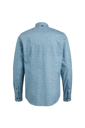 Vanguard Long Sleeve Shirt Print on fine po 5038 Cashmere Blue