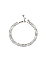 Abrazi Baguette Armband Silver Silver