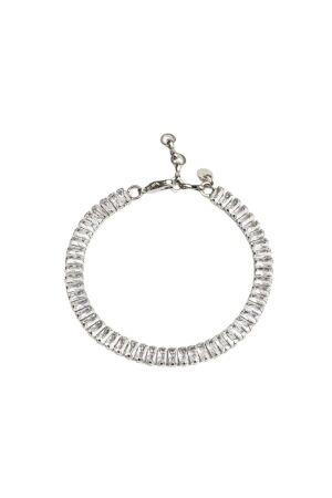 Abrazi Baguette Armband Silver Silver