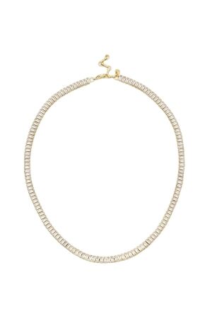 Abrazi Baguette Ketting Goud Goud