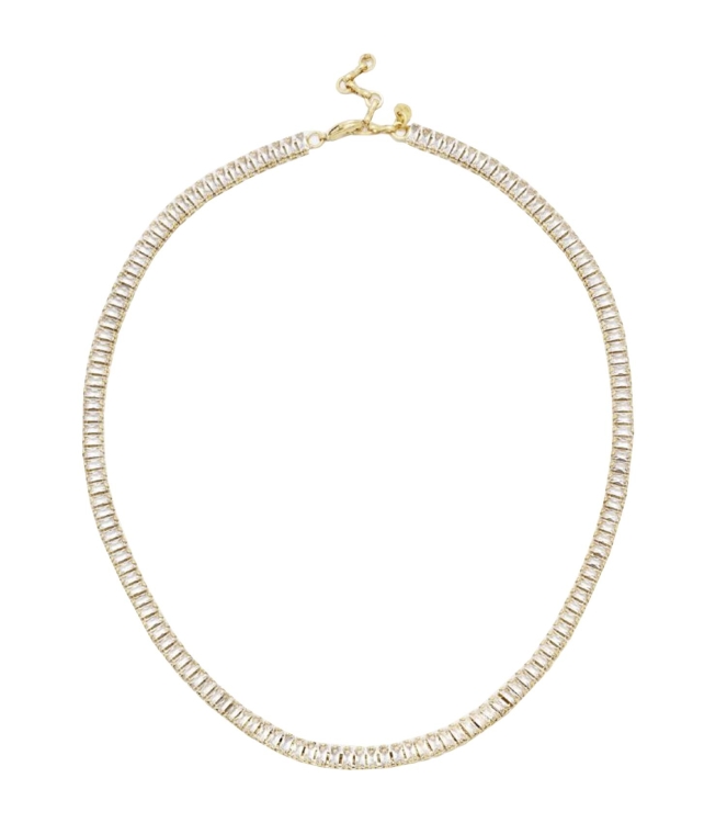 Abrazi Baguette Ketting Goud Goud