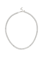 Abrazi Baguette Ketting Zilver Zilver