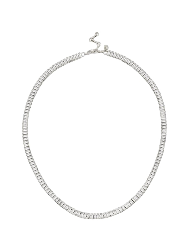 Abrazi Baguette Ketting Zilver Zilver