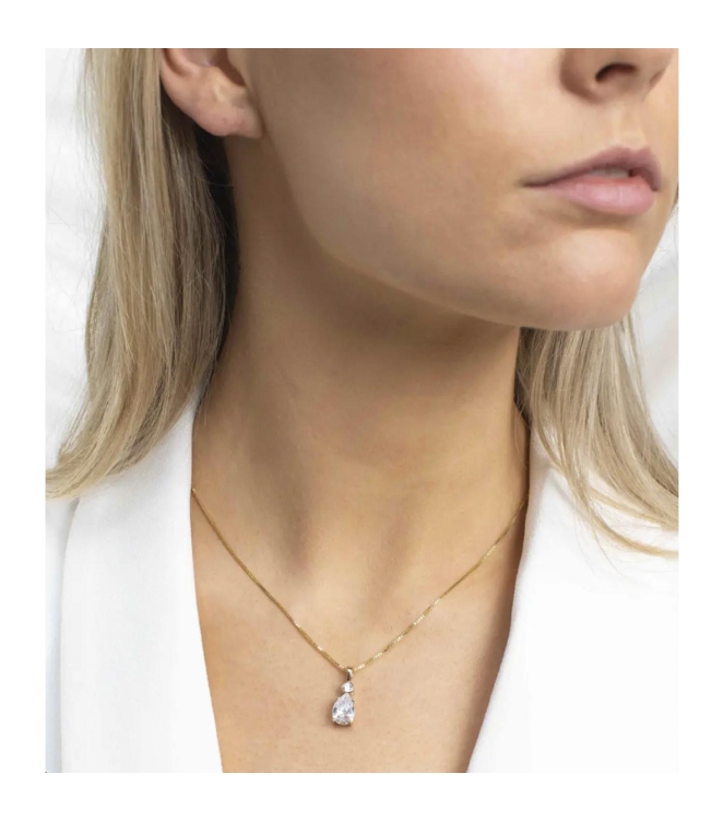 Abrazi Soraya Crystal Ketting Goud