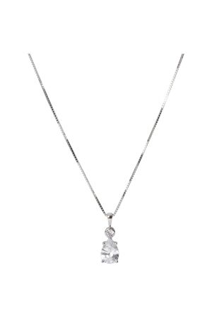 Abrazi Soraya Crystal Ketting Zilver