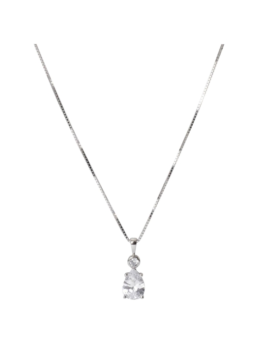 Abrazi Soraya Crystal Ketting Zilver