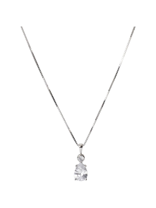Abrazi Soraya Crystal Ketting Zilver
