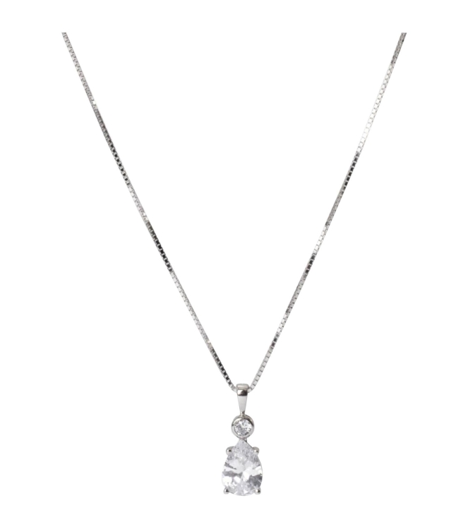 Abrazi Soraya Crystal Ketting Zilver