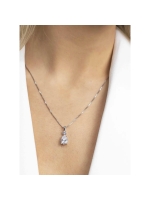 Abrazi Soraya Crystal Ketting Zilver