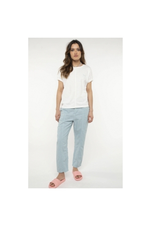 Anna Blue  B22-02-Kruise Grey Blue Solid