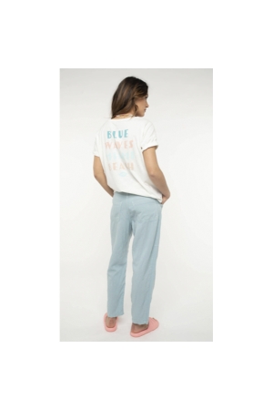 Anna Blue  B22-02-Kruise Grey Blue Solid