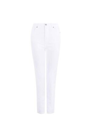 Anna Blue  B39-02-Ruth White Solid